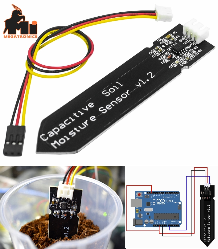Capacitive Soil Moisture Sensor v1.2