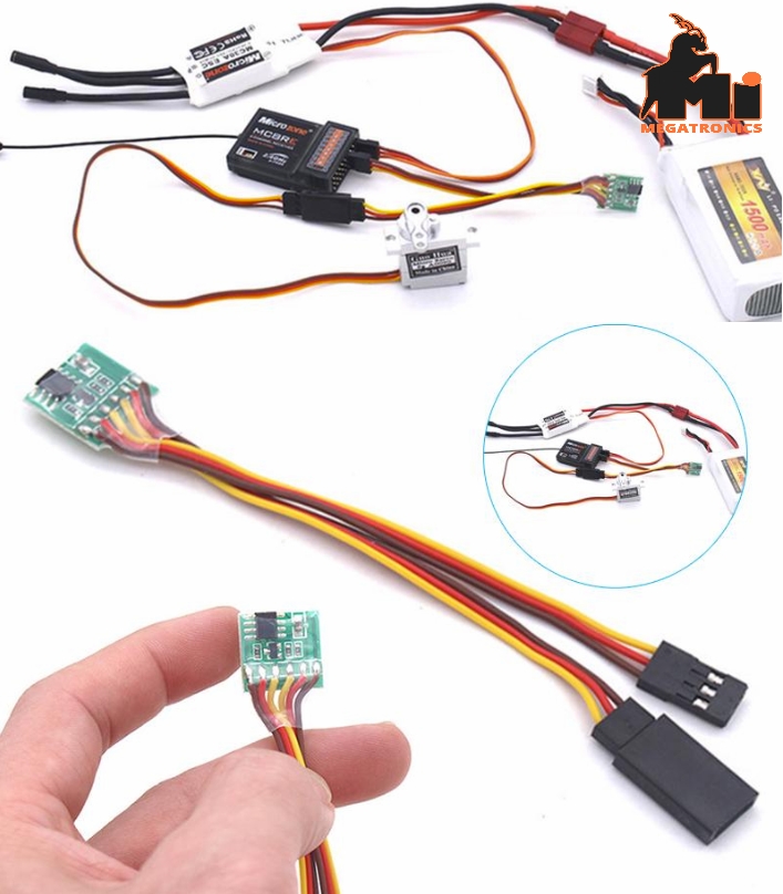PDTO RC Servo Signal Reverser Convertor RC Plane F