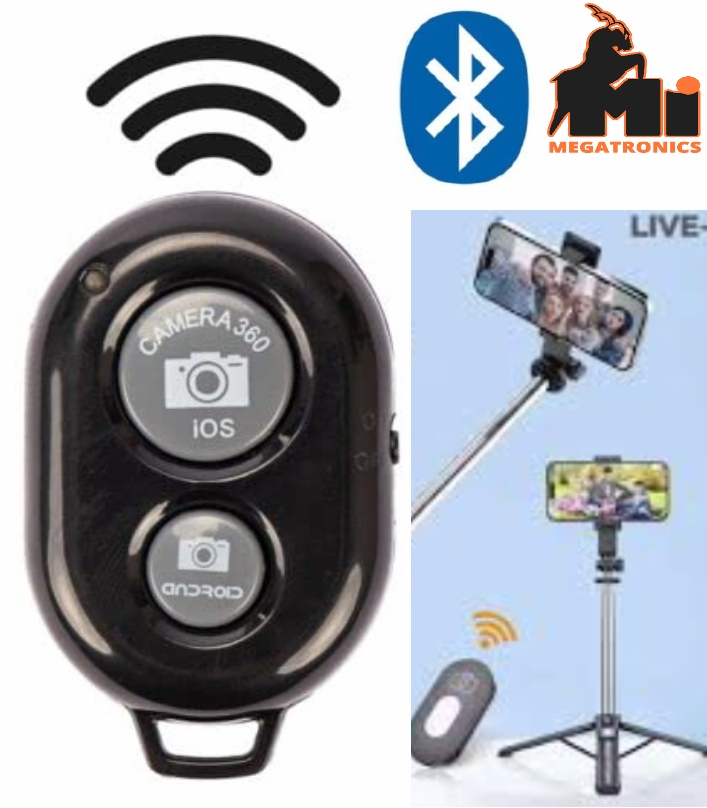 Bluetooth Remote Control Shutter Selfie Stick camera control Button Clicker Ios Android