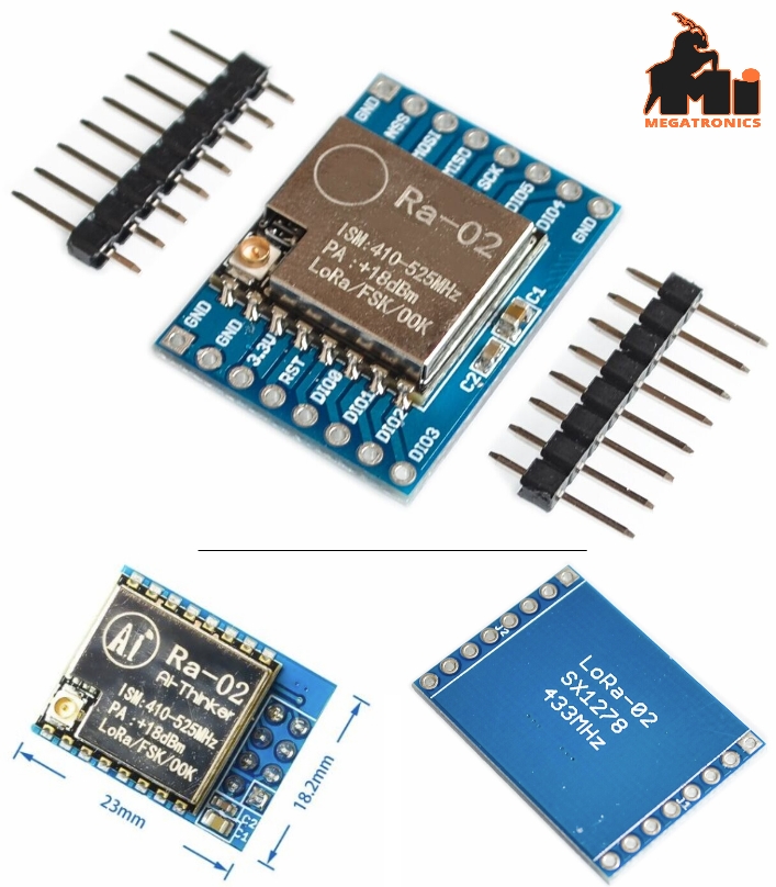 SX1278 LoRa 433M 10KM Ra-02 Wireless module Spread Spectrum Transmission Socket 