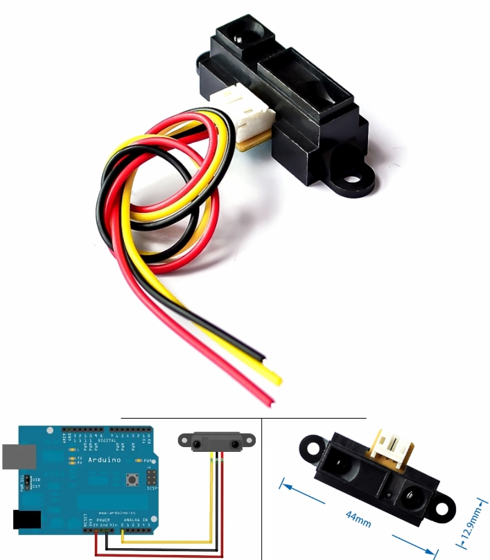 Sharp IR 2Y0A21 Infrared Proximity Sensor GP2Y0A21