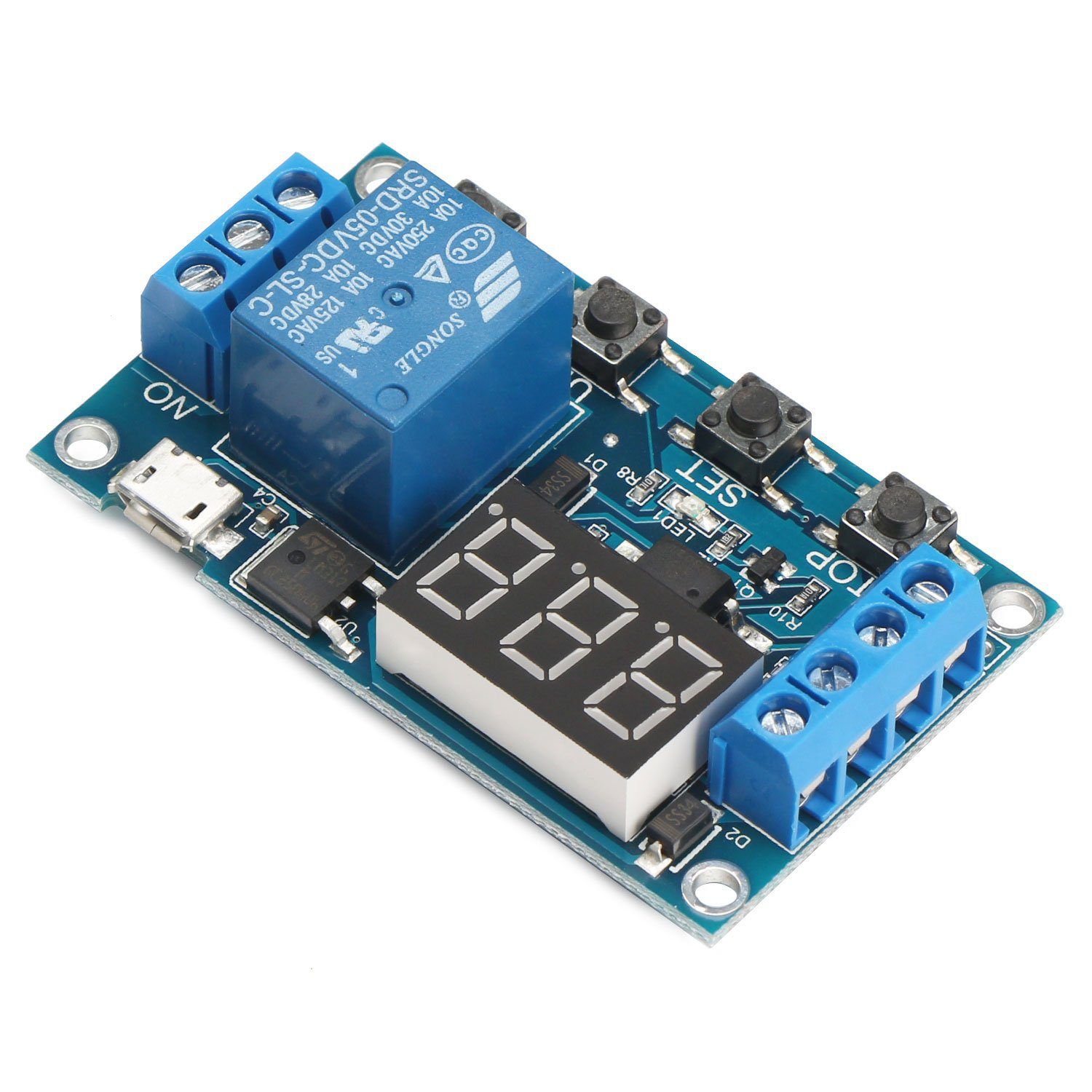 Timer 1 channel relay timer delay module