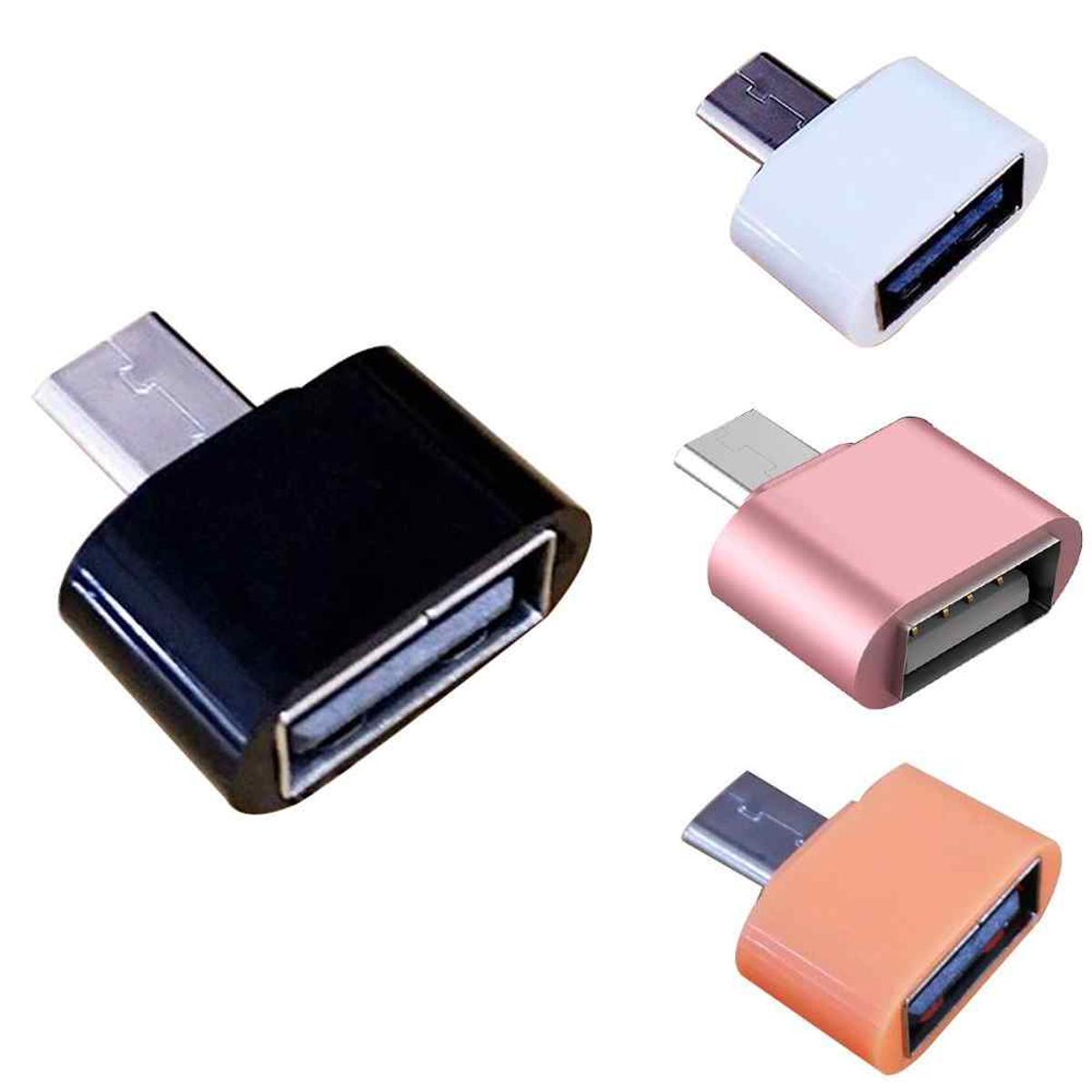 Micro USB OTG to USB 2.0 Adapter random color