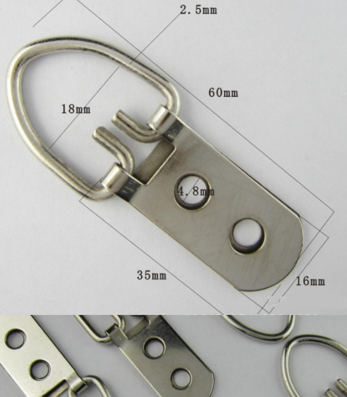 strap hanger double hole hanging cross stitch hook