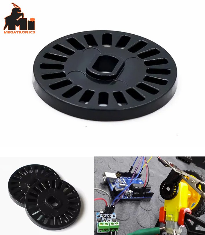 20 grid speed measuring code disk tachometer TT motor wheel speed counting code 