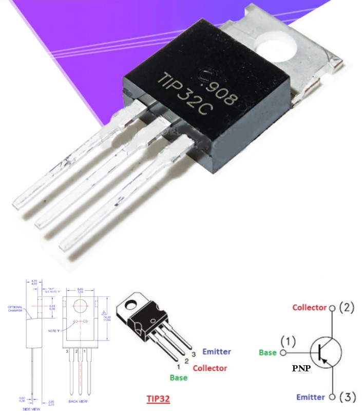 TIP31C TIP31 NPN Power Transistor TO-221