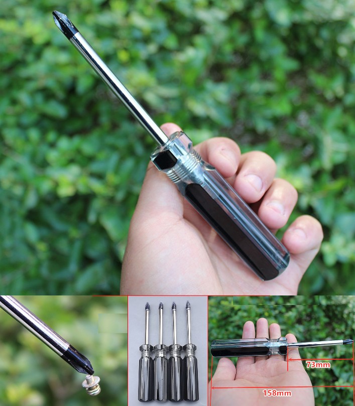 HQ Torx Phillips cross screwdriver Hand tool with magnetic screwdriver Crystal 