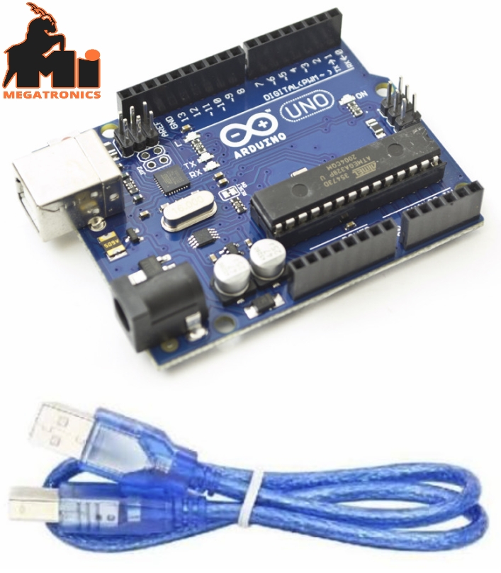 Arduino UNO R3 Italy ATmega328P with USB cable projects development board