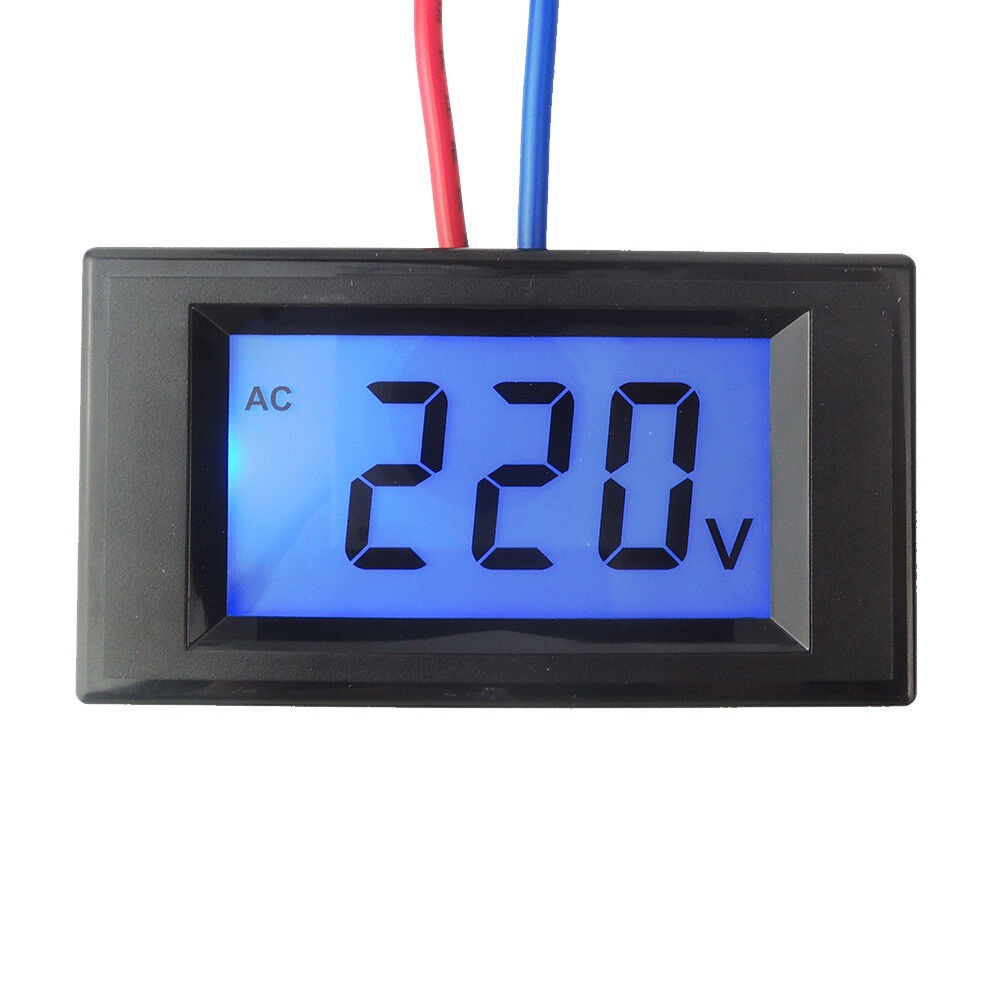 220 AC LCD digital display voltmeter 80V to 500V AC