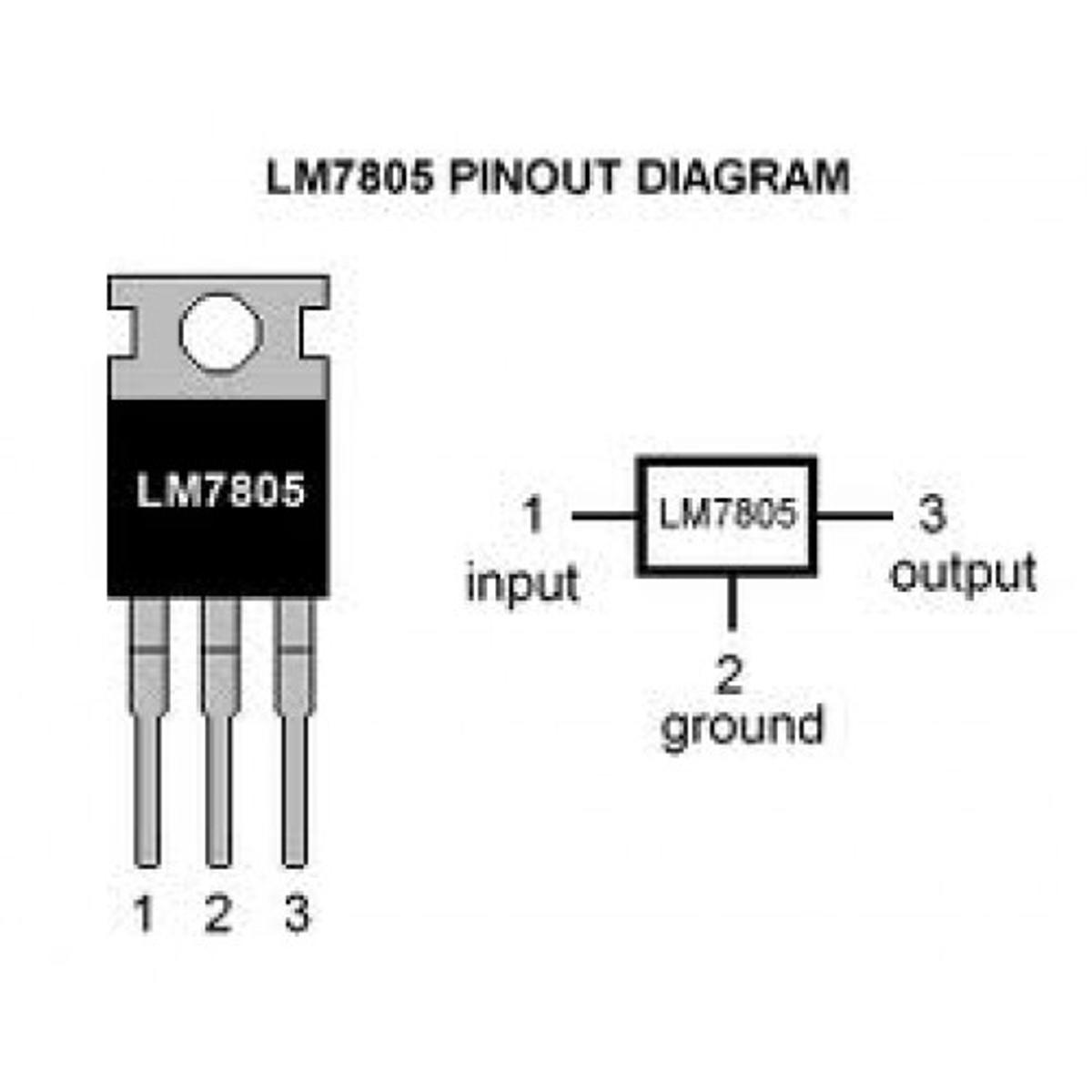 7805 5V Positive Voltage Regulator step down IC