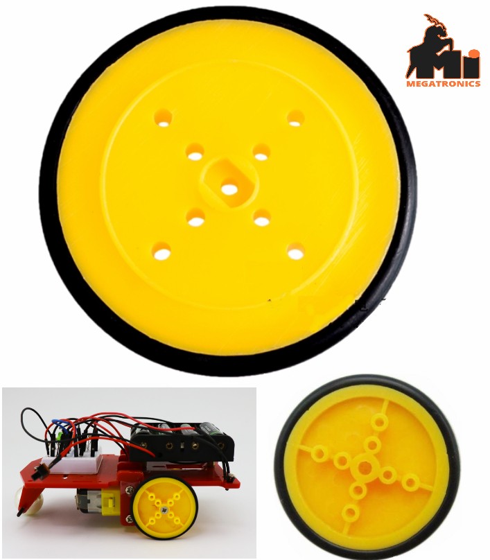 410 Rubber Wheel tyre tire for TT Motor Arduino Smart Car chassis