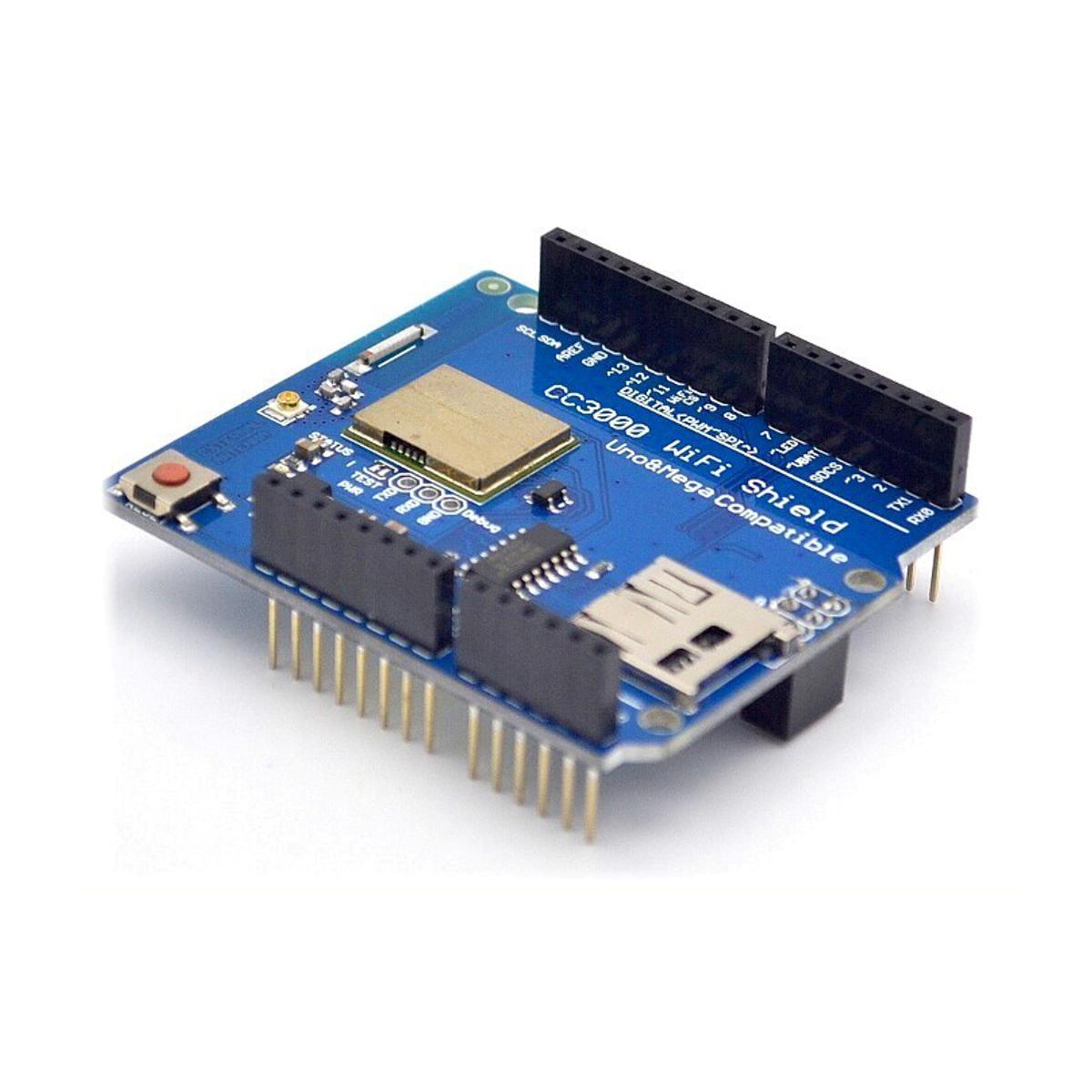 CC3000 Wi-Fi Shield Module w/ Micro SD Card Slot f