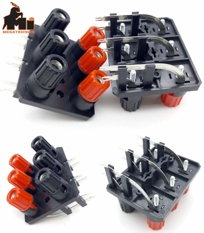 WP6-10A External Banana jack 6Pin socket connector