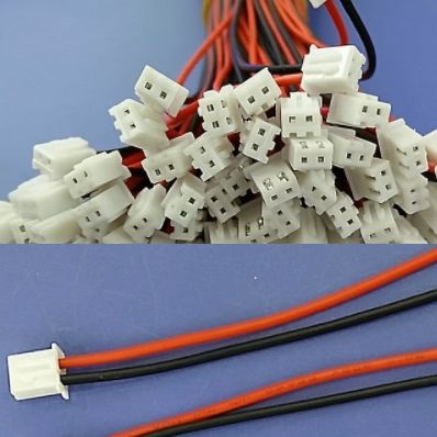 24AWG JST XH2.54 2 Pin Connector Plug Wire Cable 2