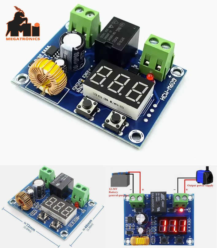 12V-36V XH-M609 battery over-discharge low voltage protection disconnect cut off