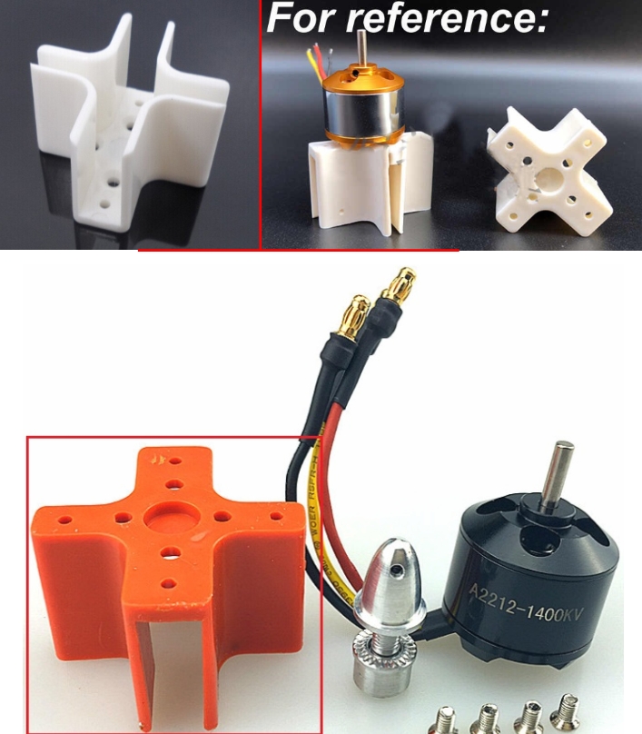 XXD 2212 brushless motor mounting holder plastic 2208 2216 2217
