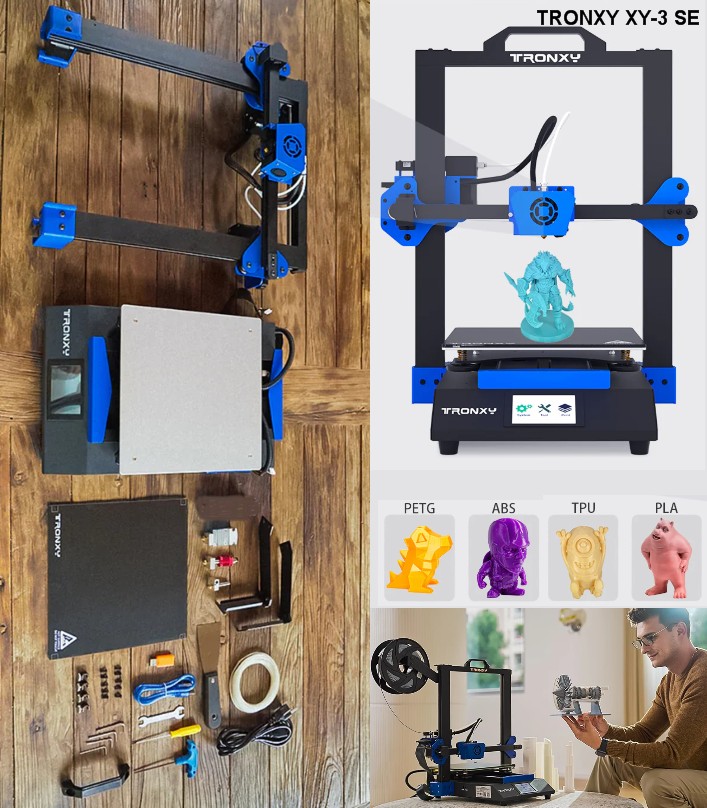 TRONXY XY-3 SE 3D Printer Smart Auxiliary Leveling 255*255*260mm