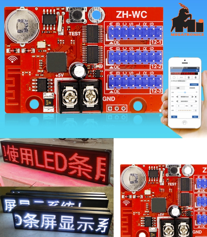 AVIC ZH-WC wireless WiFi control card led display 