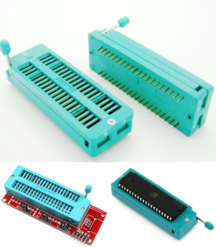 ZIF Socket 40Pin universal DIP IC 8051 PIC